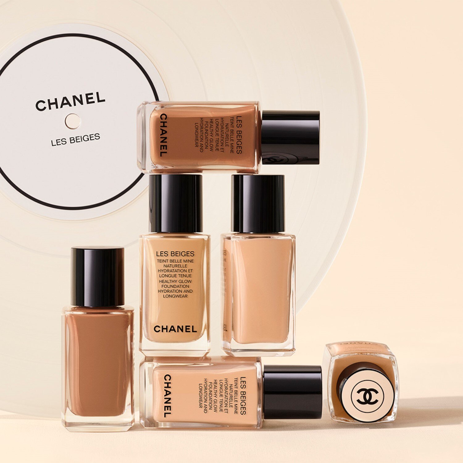 LES BEIGES BASE DE MAQUILLAJE. EFECTO SALUDABLE NATURAL HIDRATANTE